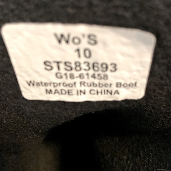 SPERRY Top Siders Boots, Size 10, Black. - Picture 5 of 6